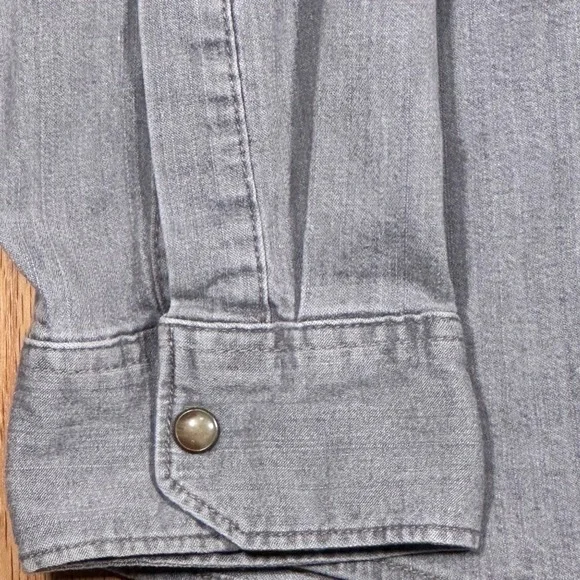 Wrangler Men's 2XL Casual Button Shirt Workwear Cotton Blend Easy Care - Picture 5 of 14